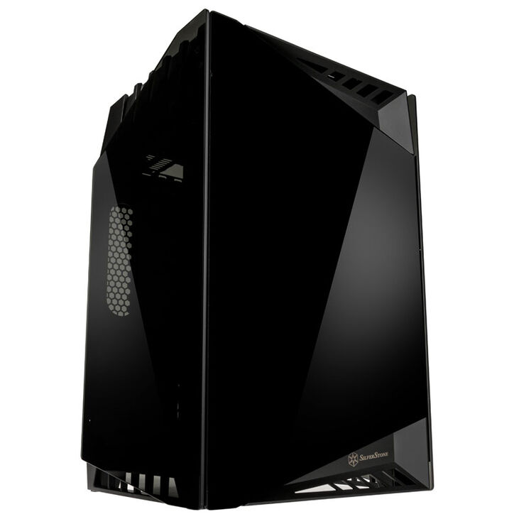 SilverStone SST-LD03B Lucid Mini-ITX Case - black image number 0