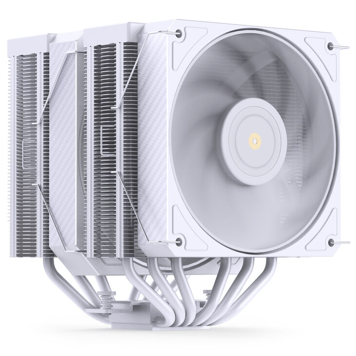 Jonsbo HX6280 CPU-Kühler, PWM, RGB - 130mm, weiß image number 1