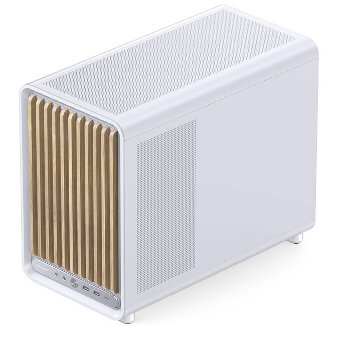 Jonsbo D33 Wood PC-Geh&auml;use, Mini-Geh&auml;use, mATX, Tempered Glass - wei&szlig;, Holz image number 9