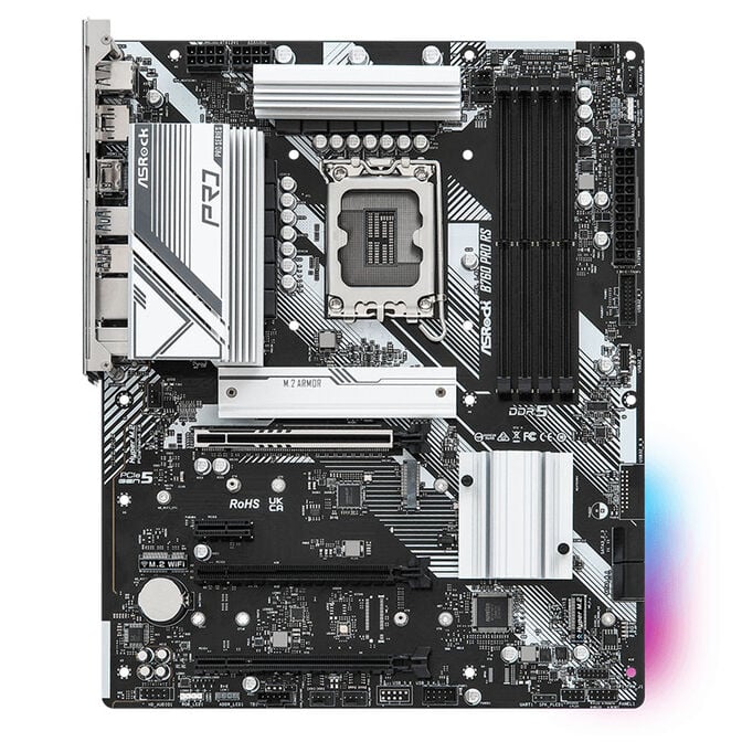 ASRock B760 Pro RS, Intel B760 Motherboard - Socket 1700, DDR5 image number 2