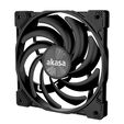 Akasa Alucia XS Slim-L&uuml;fter - 120mm, schwarz image number null