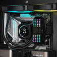 Corsair Dominator Platinum RGB DDR5-6400 RAM, CL32, XMP - 64GB Quad-Kit, schwarz image number null