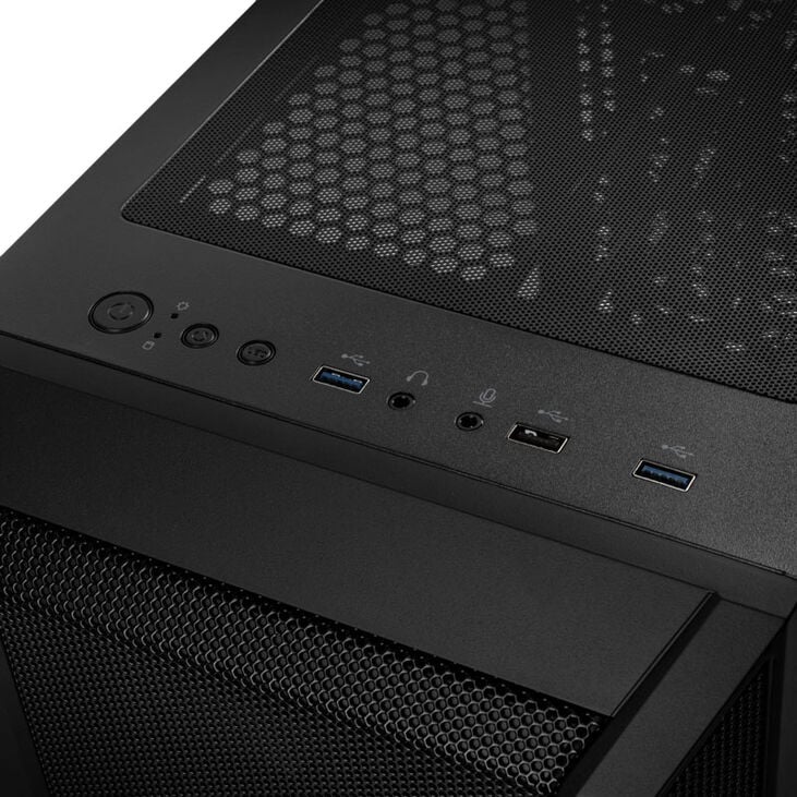 Kolink Citadel Mesh RGB Micro-ATX case - black image number 4