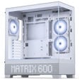 Phanteks XT View Matrix Geh&auml;use-Bundle, Midi-Tower, E-ATX, Tempered Glass + Nxlinq V2 HUB - wei&szlig; image number null