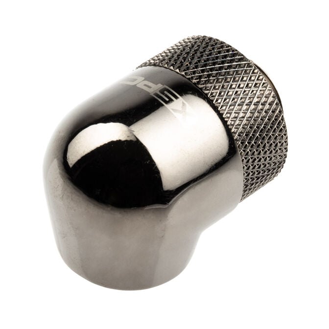 XSPC Adapter 90 Degree G1/4 Inch Male to G1/4 Inch Female - Rotatable, Black Chrome, Pack of 4 image number 2