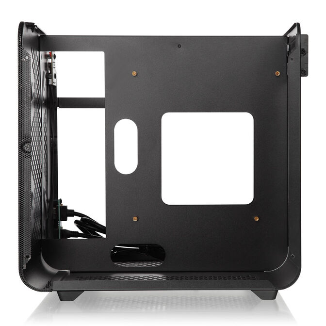 Raijintek METIS EVO TG Mini-ITX case, Tempered Glass - silver image number 2