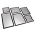 Demciflex Staubfilter Set für Cooler Master HAF XM - schwarz/schwarz image number null