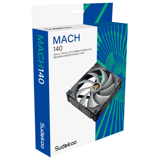 Sudokoo Mach140 PWM Fan - 140mm, black image number 8