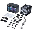 PHANTEKS D30 PWM Regular Airflow D-RGB Fan - 120mm, black + 3-pack image number null