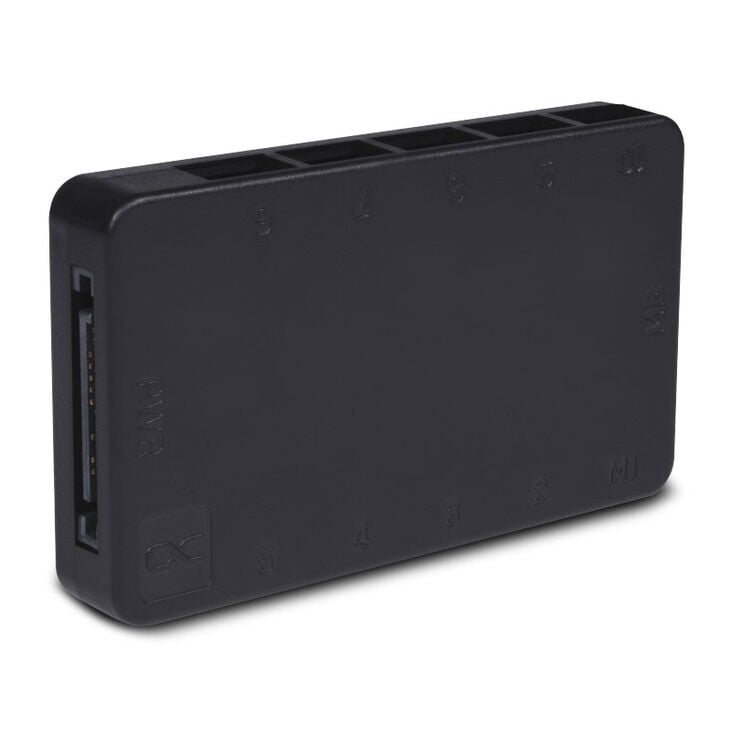 Alphacool Core 10x 4-Pin PWM Splitter - schwarz image number 2