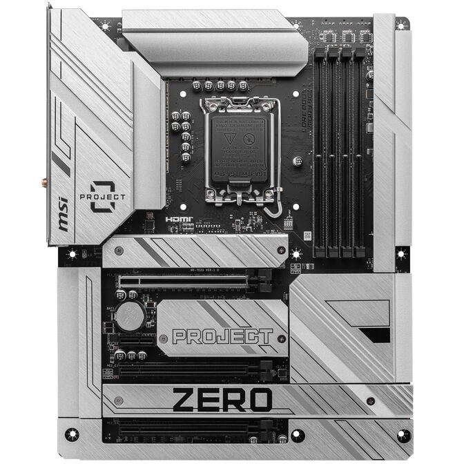 MSI Z790 Project Zero, Socket LGA 1700, Intel Z790, ATX - DDR5, Back-Connect-Design image number 2