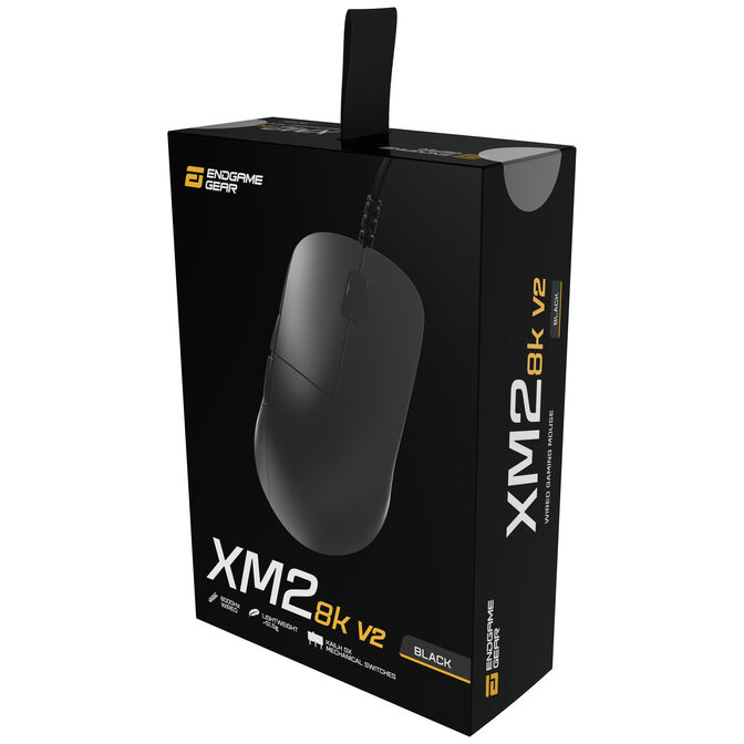 Endgame Gear XM2 8k v2 Gaming Mouse, 8,000Hz - black image number 14
