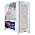 CORSAIR FRAME 4000D LCD RS PC-Geh&auml;use, Midi-Tower, ATX, ARGB, Tempered Glass - wei&szlig; image number null