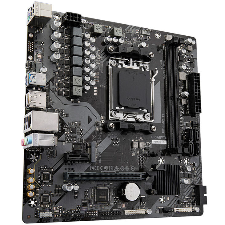 GIGABYTE A620M H, AMD A620 Mainboard - Sockel AM5, DDR5 image number 1