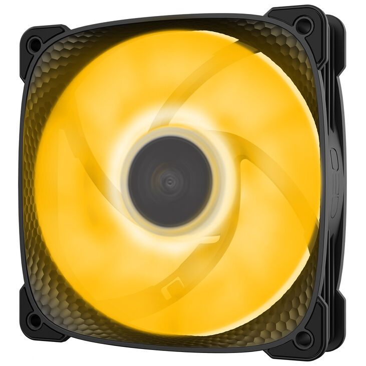 Geometric Future Squama 2505B RGB Fan, 3-pack - 120 mm, black image number 3
