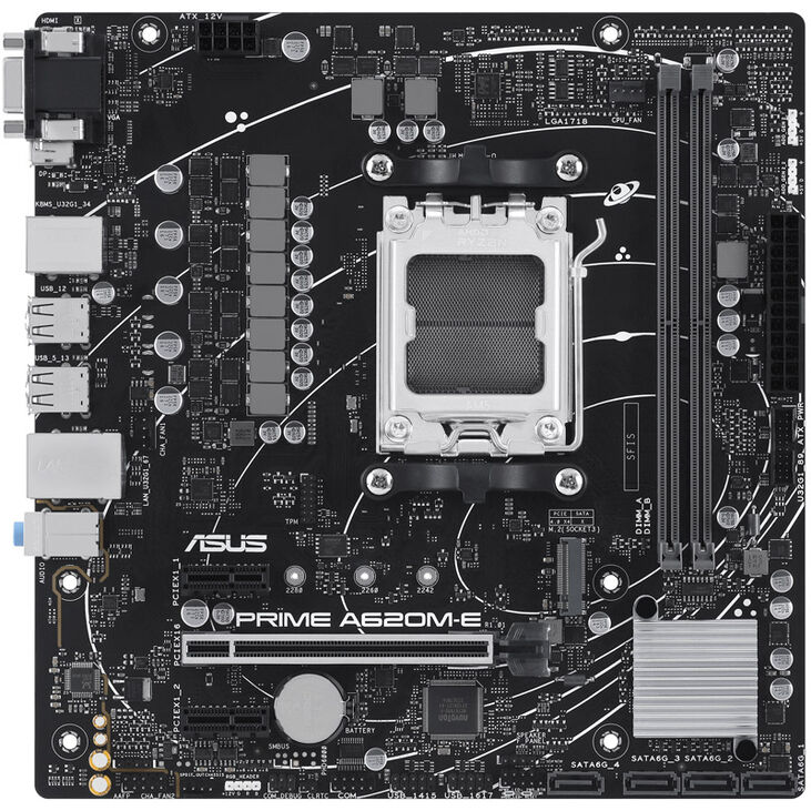 ASUS Prime A620M-E-CSM, AMD A620 Mainboard, Sockel AM5, DDR5 image number 2