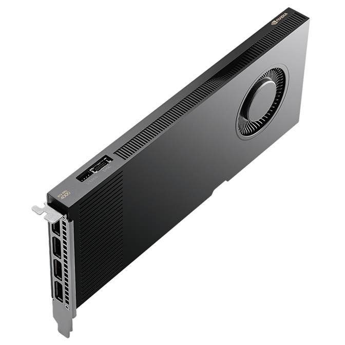 PNY RTX PRO 4000 Blackwell Graphics Card, 24 GB image number 1