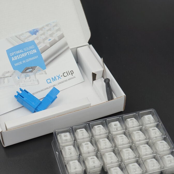 GMK QMX-Clip, noise reduction - 110 pieces image number 3