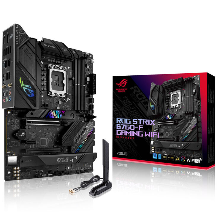ASUS ROG Strix B760-F Gaming WiFi, Intel B760 Mainboard - Sockel 1700, DDR5 image number 0