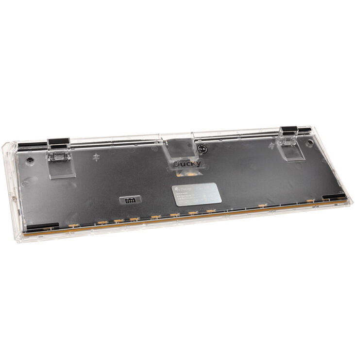 Ducky One 3 Aura White Gaming Keyboard, RGB LED - MX-Speed-Silver (US) image number 3
