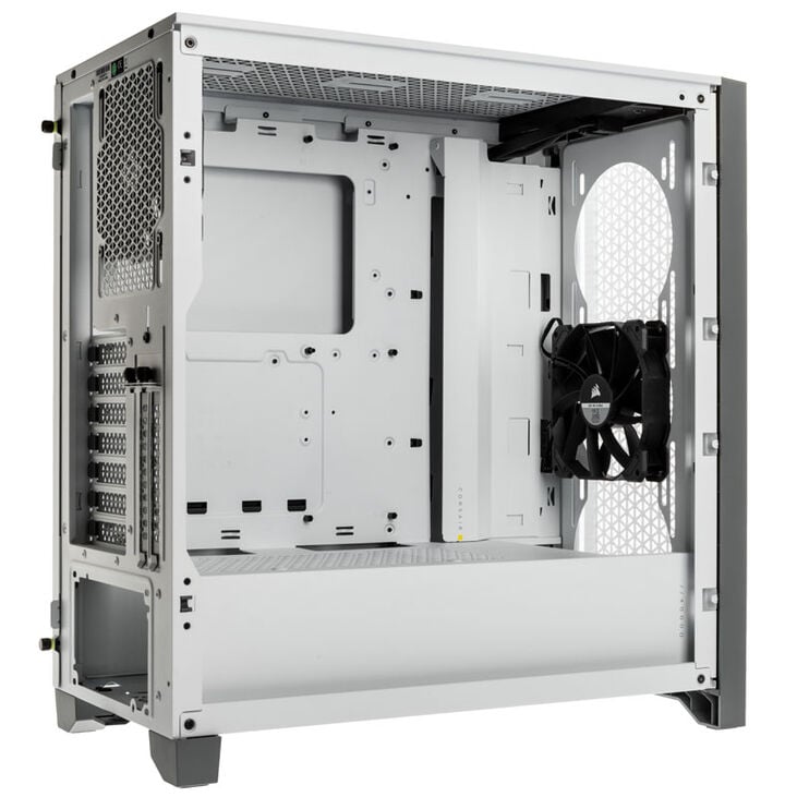 Corsair 4000D Airflow Tempered Glass Mid Tower - White Window image number 6