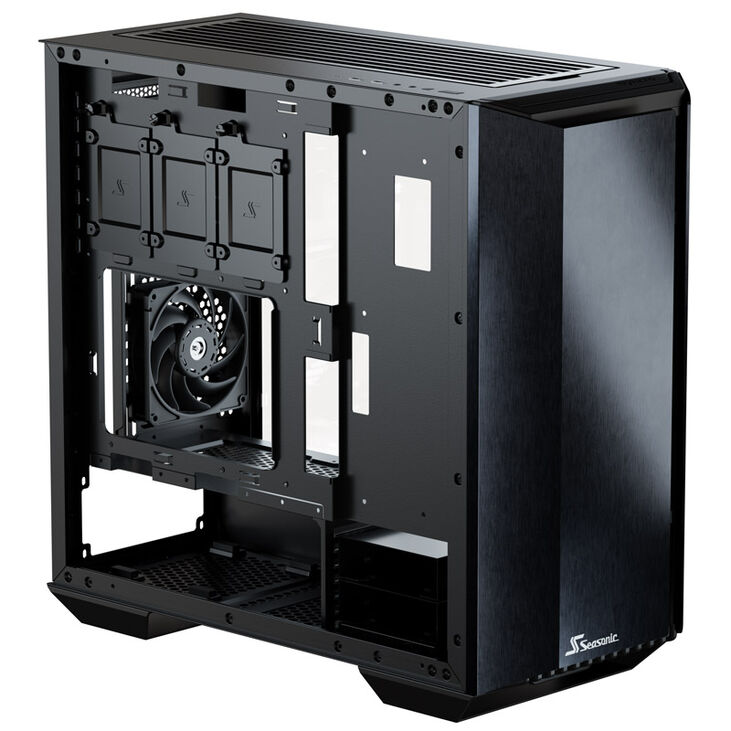 Seasonic SYNCRO Q704 PC Case, Mid Tower + SYNCRO DGC-750 Gold Power Supply - black image number 5