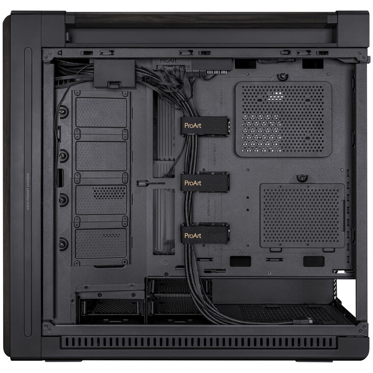 ASUS ProArt PA602 Midi-Tower PC-Gehäuse, E-ATX, Echtholz, – Schwarz image number 14