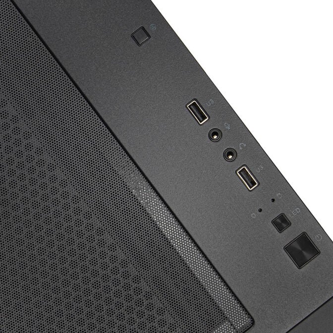SilverStone FARA 312 Micro-ATX Geh&auml;use, Tempered Glass - schwarz image number 3