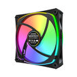 Montech RX120 PRO PWM Reverse L&uuml;fter, ARGB - 3er-Pack, 120mm, schwarz image number null