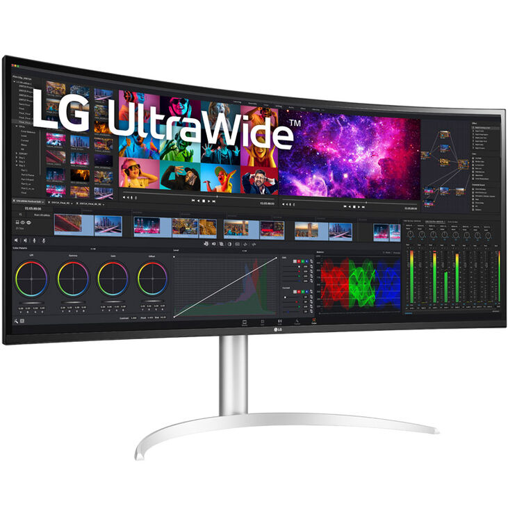 LG UltraWide 40WP95XP-W, 39.7 inch Curved Monitor, IPS, FreeSync image number 0