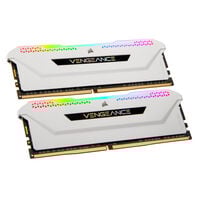 Corsair Vengeance RGB Pro SL DDR4-3200 RAM, CL16, XMP - 32 GB Dual-Kit, weiß