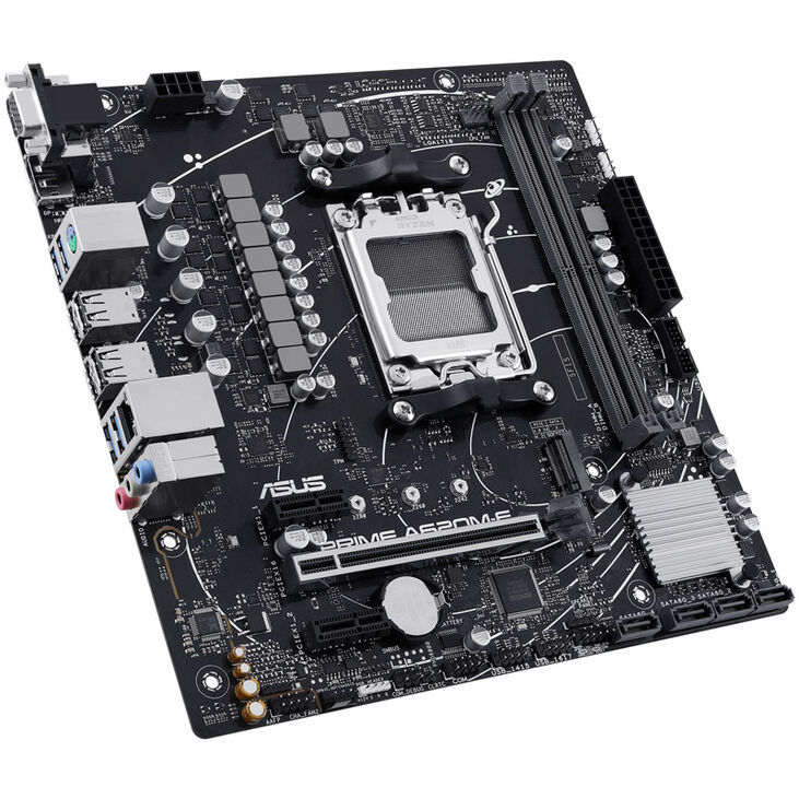 ASUS Prime A620M-E-CSM, AMD A620 Mainboard, Sockel AM5, DDR5 image number 1
