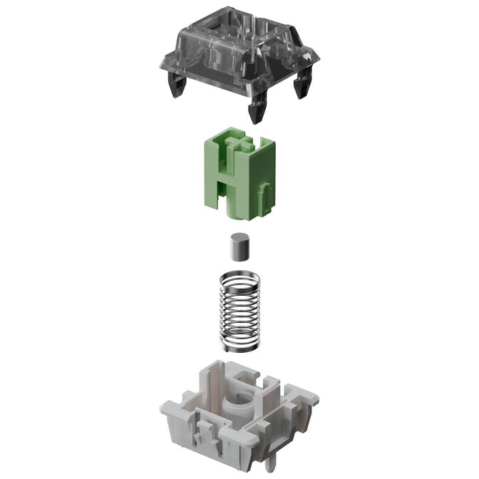 Ducky OK-HE-98 Gaming-Tastatur, Hall Effect, Haimu HE Switches, DE-Layout - schwarz image number 6