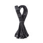 CableMod C-Series Pro ModMesh 12V-2x6-Kabel, Sleeved, 16-Pin zu 3x 8-Pin, für Corsair Type 4 und 3 PSUs - schwarz, 60cm
