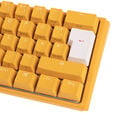 Ducky One 3 Yellow Mini Gaming Keyboard, RGB LED - MX-Blue image number null