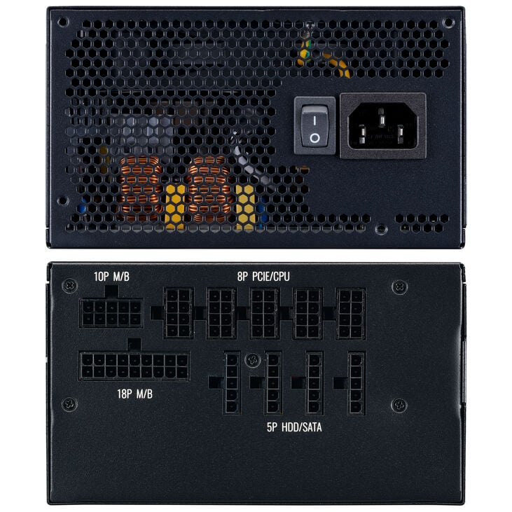 Cooler Master MWE V2, 80 PLUS Gold Netzteil, modular, PCIe 5.1 - 850 Watt, schwarz image number 5