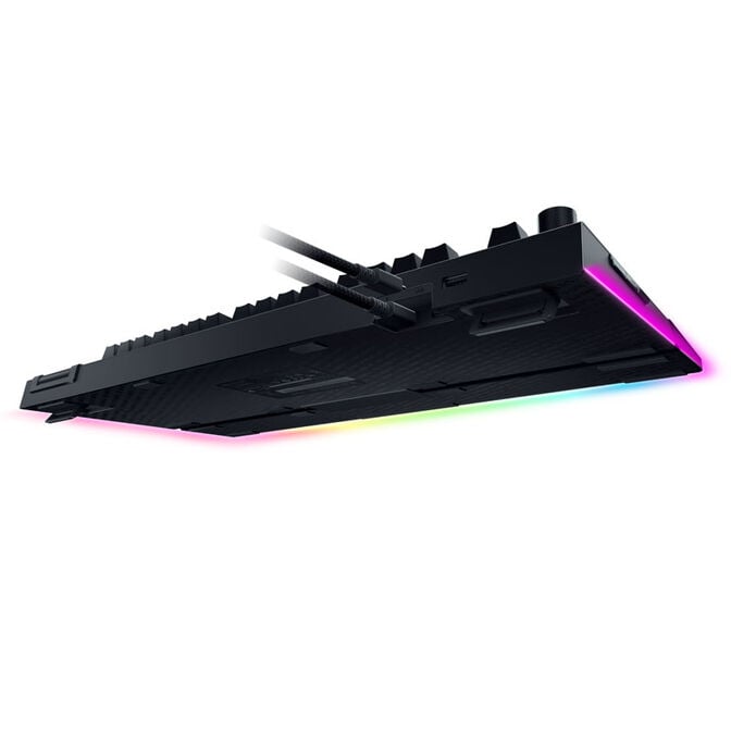 Razer BlackWidow V4 Pro Gaming Tastatur, Green Switch, USB, DE Layout image number 4