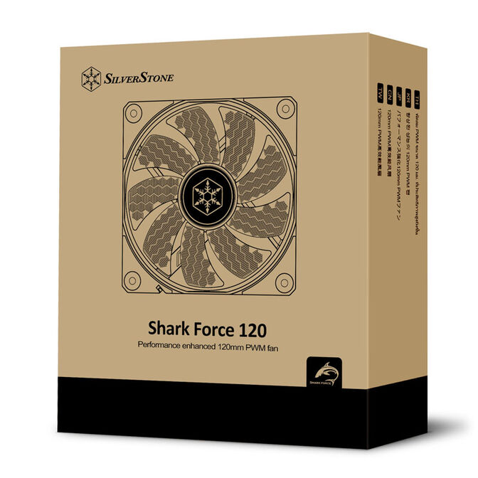 SilverStone Shark Force L&uuml;fter, 120mm - schwarz image number 9