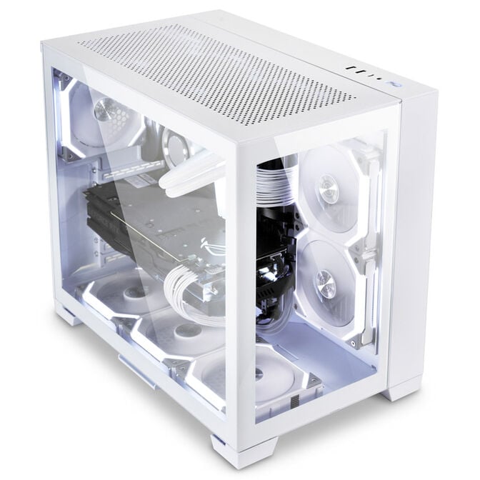 Lian Li O11 Dynamic Mini Snow Edition, Mid-Tower, Tempered Glass - White image number 7