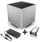 Streacom DB4 Fanless Cube Case + Nano 160 Watt Power Supply - silver