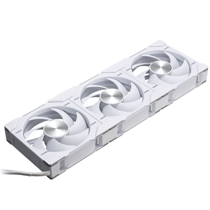 PHANTEKS D30 PWM Regular Airflow D-RGB fan, Triple Pack - 120mm, white image number 1
