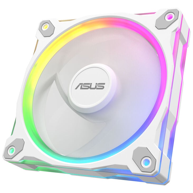 ASUS Prime MR120 ARGB Fan, PWM, Aura Sync - 120mm, white, triple-pack image number 4
