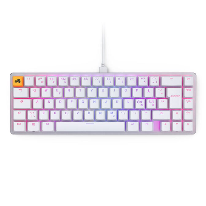 Glorious GMMK 2 Compact Keyboard - Fox Switches, NO layout, white image number 0