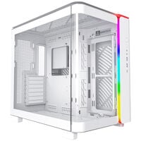 Montech KING 95 Mid Tower, Tempered Glass, ARGB - White