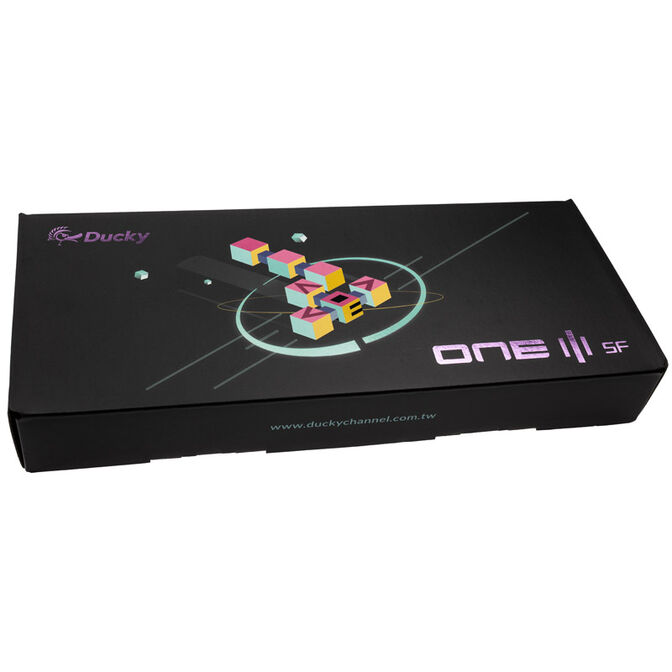 Ducky One 3 Aura Black SF Gaming Tastatur, RGB LED - MX-Brown image number 9