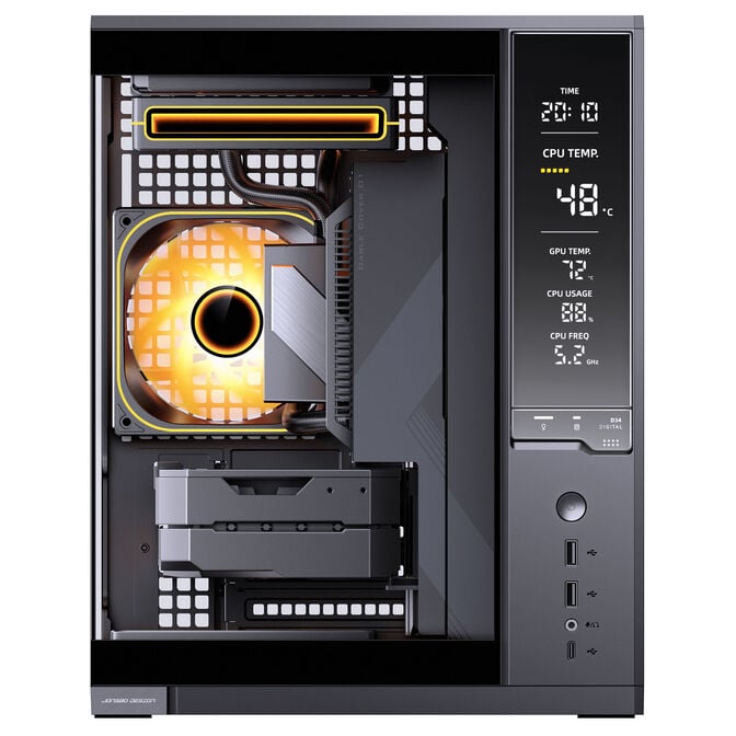 Jonsbo D34 PC-Geh&auml;use, Mini-Tower mATX, Display - schwarz image number 12