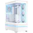 ASUS Prime AP304 ARGB PC Case, Mid Tower, ATX, ARGB, Tempered Glass &ndash; white image number null