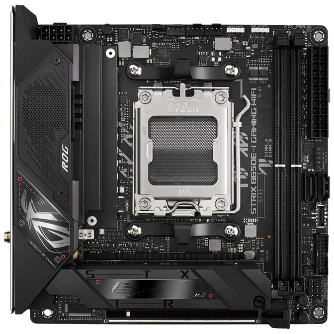 ASUS ROG Strix B650E-I Gaming WiFi Mainboard, Sockel AM5, AMD B650, MIni-ITX, DDR5 image number 2