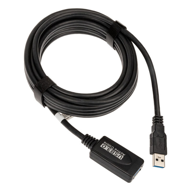InLine USB-A 3.2 Gen.1 Extension, USB-A to USB-A, black - 5m image number 1
