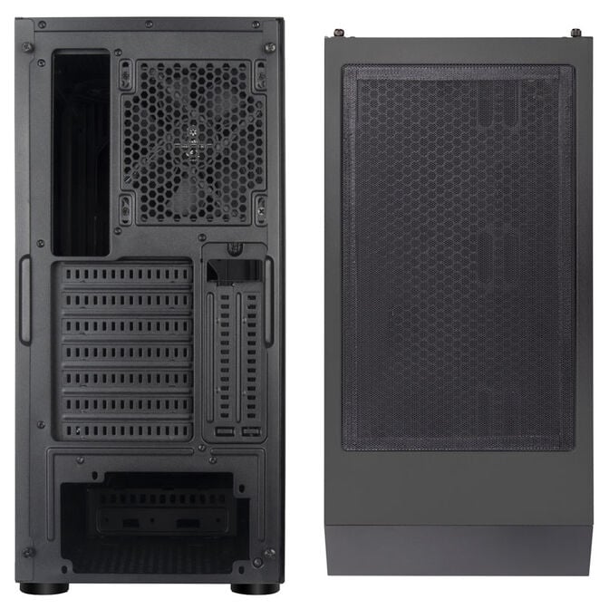 SilverStone Fara R1 V2 Midi-Tower, Tempered Glas - schwarz image number 1
